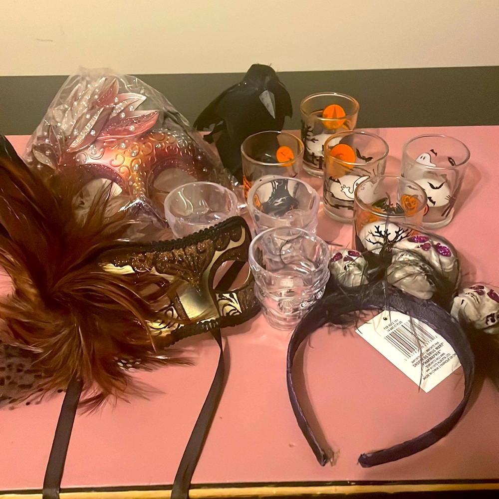 Halloween Mix of decor and costume! All new - no item worn/used before.